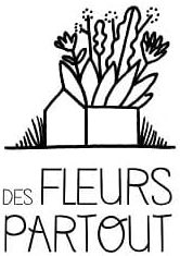 Logo Des Fleurs Partout, culture de fleurs biologique