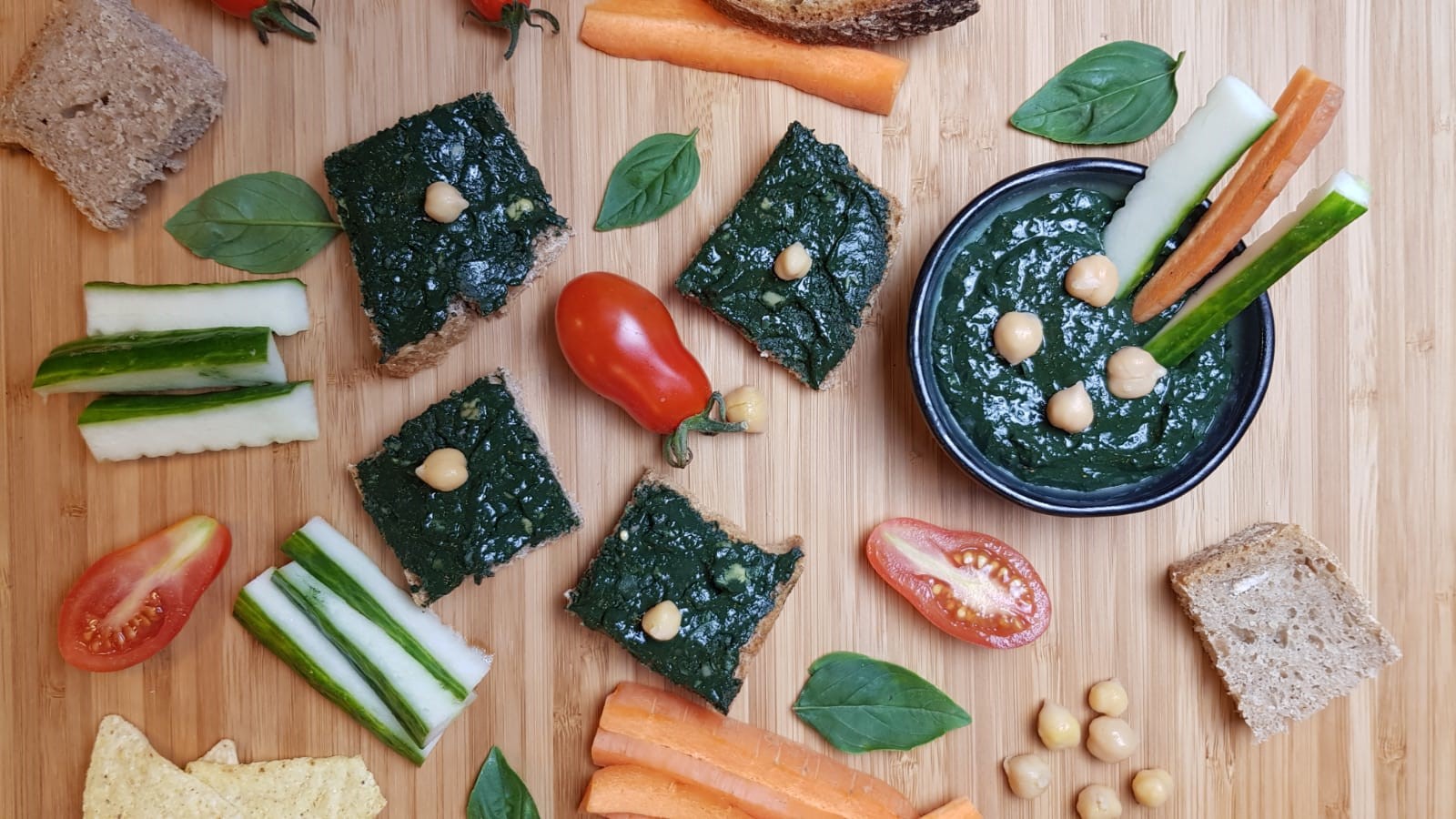 Houmous de spiruline