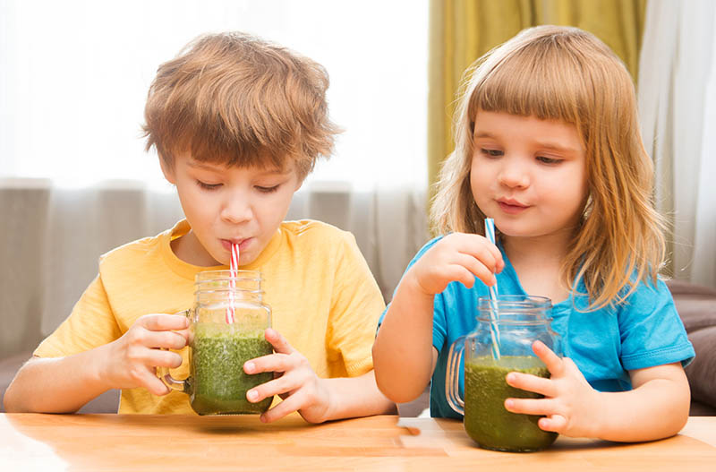 Enfants bienfaits spiruline