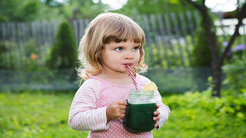 spiruline et enfant