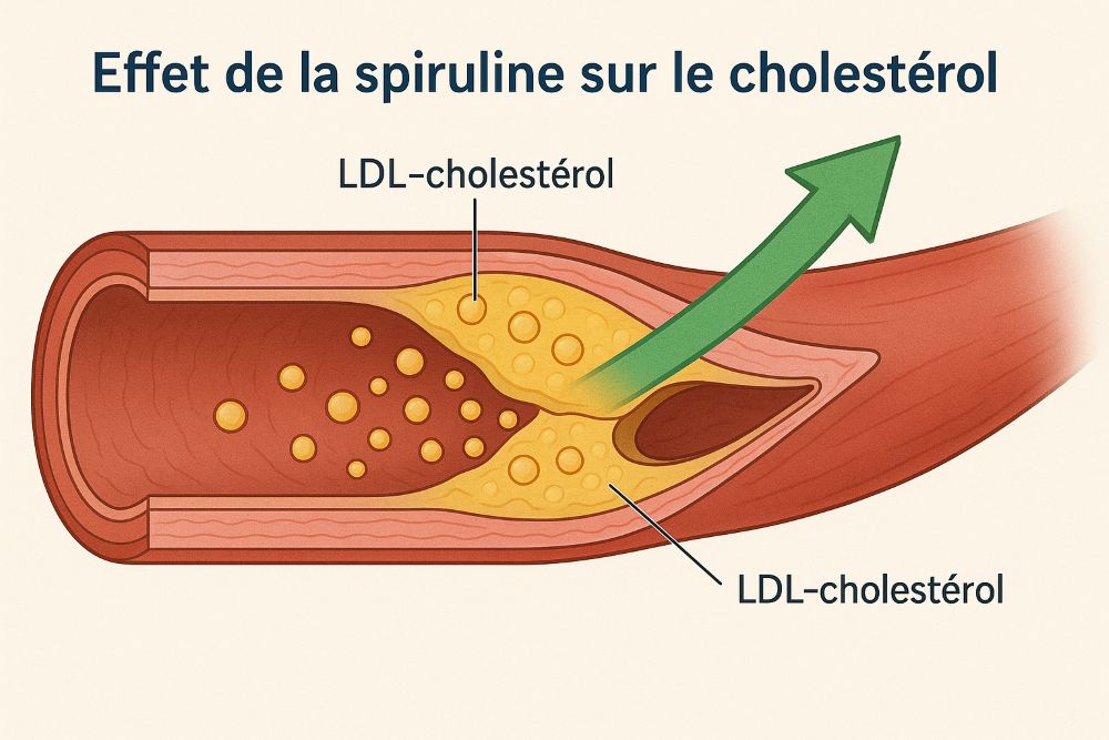 spiruline et cholestérol