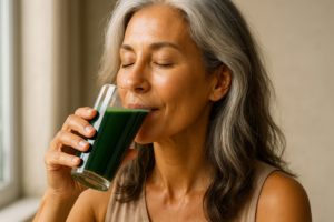 spiruline peau